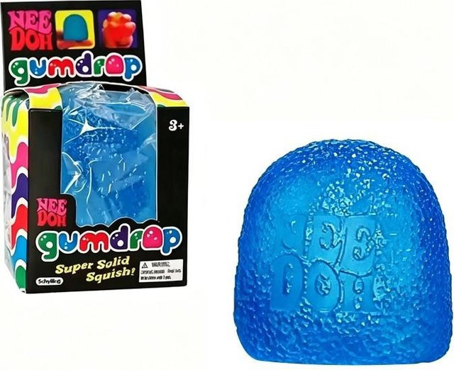 NeeDoh Gumdrop Quetschspielzeug, Transparent Körnig, Blue - Bild 1