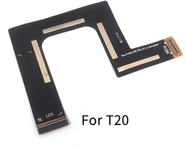 Nokia T20 Reparaturset mit Hauptplatine, USB-C Anschluss und LCD-Display Flexkabel in Schwarz - Bild 1