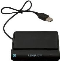 CYBERJACK RFID BASIS Kartenlesegerät mit USB-C in Schwarz - Bild 1