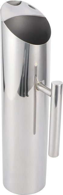 Edelstahl Wasserkrug mfySpace für Kaltgetränke, 2 l, Weiß/Silber - Bild 1