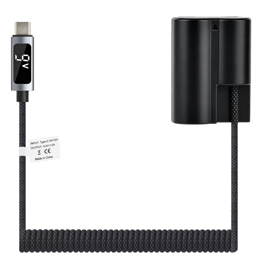 Batmax NP-W235 Dummy-Akku mit PD 9V USB-C Anschluss für Fujifilm X-T4, XT4, X-T5, X-H2, GFX100S und GFX 50S II in Schwarz - Bild 2