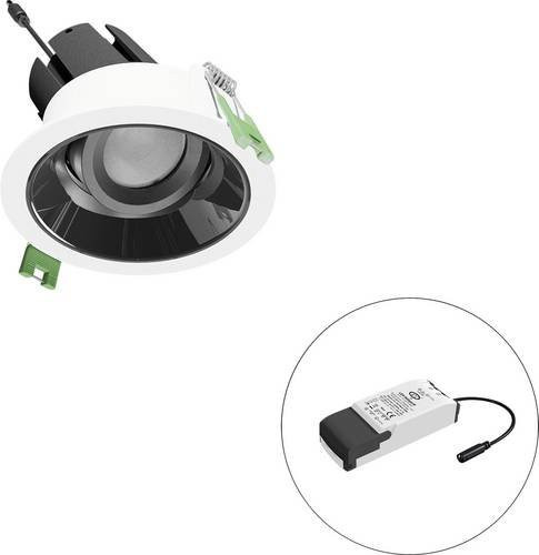 EVN F05R09SM1340L24P LED-Deckenstrahler in Weiß, rund und verstellbar - Bild 1