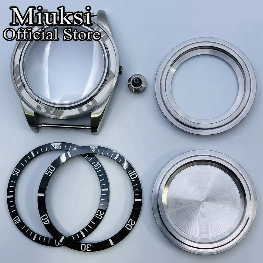 Miuksi Uhrengehäuse Edelstahl, Silber, 39 mm, Unisex - Bild 2