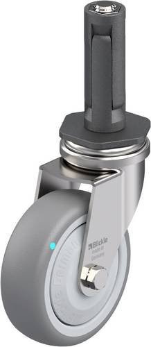Blickle Edelstahl-Apparate-Lenkrolle LRXA-TPA 75KFD-EXR02 in Silber, Rad-Durchmesser: 75 mm, Tragfähigkeit: 75 kg - Bild 1