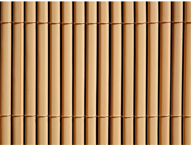 Balkonverkleidung Comfort in Bambus-Optik aus Kunststoff, Farbe: Beige, B/H: 300 x 180 cm - Bild 1