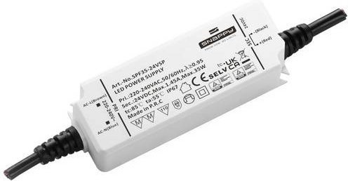 Dehner Elektronik SPF 35-12VSP LED-Trafo LED-Treiber Konstantspannung 35W 2.9A 12V in Weiß - Bild 1