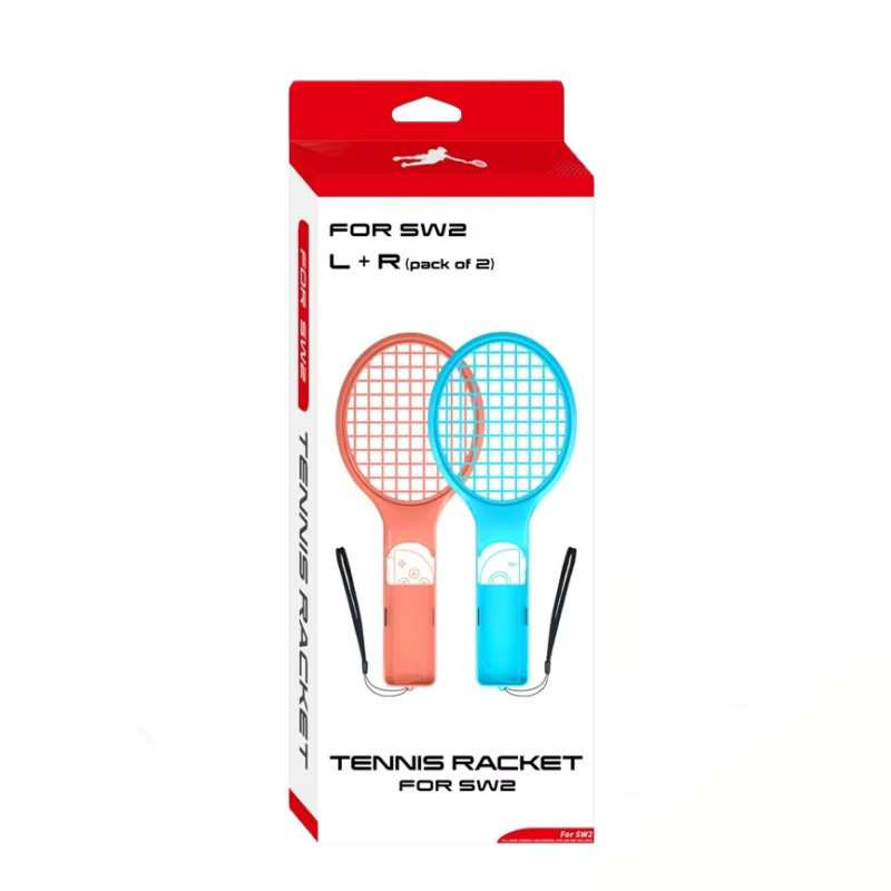 ACES Tennisschläger Joy-Con-Griffhalter und Controller-Griffe für Nintendo Switch und Switch 2 OLED in Blau - Bild 2