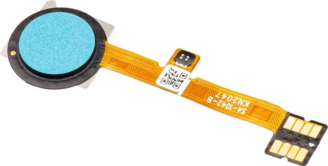 Nokia Fingerabdrucksensor in Blau mit Klebeband - Bild 1