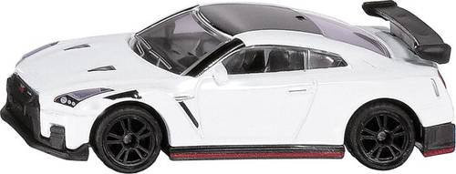 SIKU Modellauto Nissan GT-R Nismo Sportwagen in Schwarz/Weiß aus Metall und Kunststoff