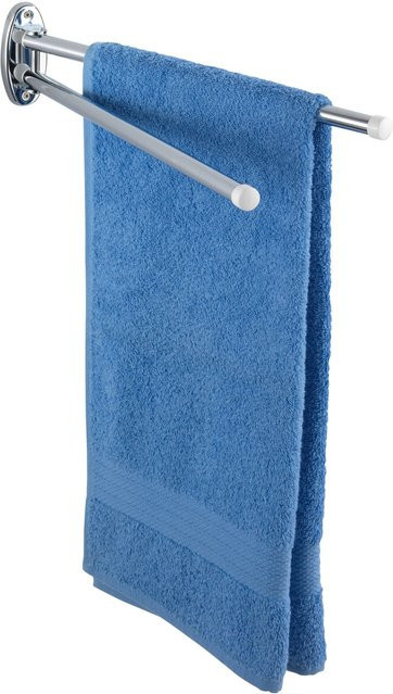 Wenko Handtuchhalter Basic aus Edelstahl in Silber glänzend - Bild 1