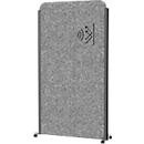 Mobiles MAULcocoon Akustik Stellwandsystem aus Filz und Aluminium, Farbe: Anthrazit/Dunkelgrau, B: 100 cm, H: 180 cm - Bild 2