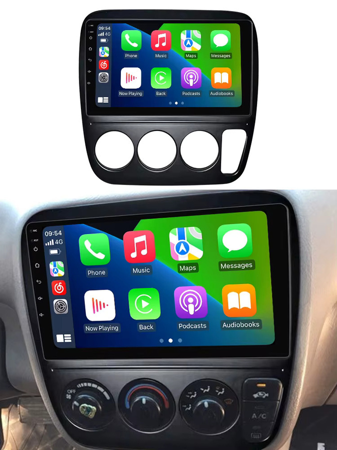 NaviTree Android 14 Autoradio mit DVR Recorder und Rückfahrkamera für Honda CR-V 1997-2001, Wireless CarPlay und Navigation, Schwarz - Bild 5