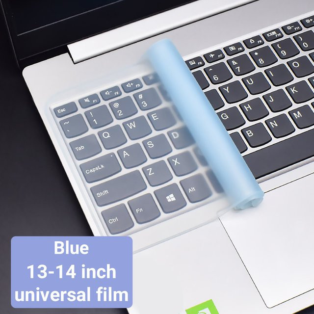 Universelle Silikon Tastaturabdeckung für Laptop und Notebook als Staubschutz in Transparent oder Pink - Bild 1