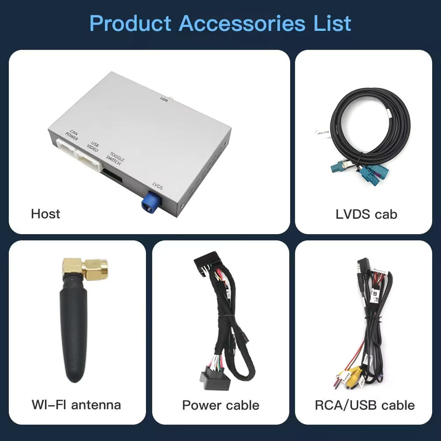 AUTOABC Wireless CarPlay und Android Auto Nachrüst-Decoder-Modul-Kit für Peugeot Citroen Modelle - Bild 5