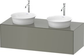 Duravit Waschtischunterschrank White Tulip in White, Breite: 130 cm, Tiefe: 55 cm, Höhe: 40,8 cm - Bild 1