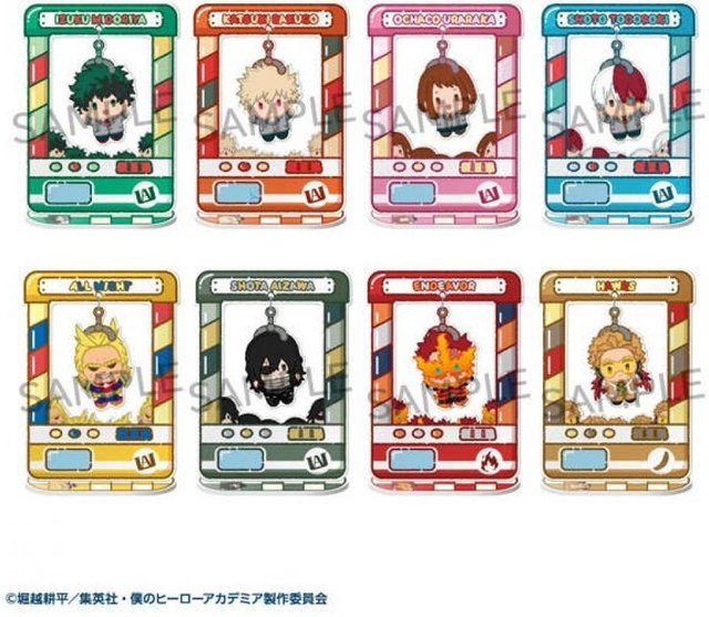 MegaHaus My Hero Academia Chara Catcher Acryl-Figuren Multicolor, 8 Stück pro Box - Bild 1