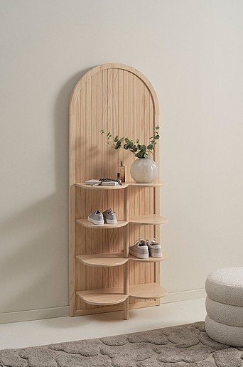 Jotex MAVI Flurmöbel aus Kiefernholz in Natur und Beige, Skandinavischer Stil, B/T/H: 180 x 40 x 35 cm - Bild 1