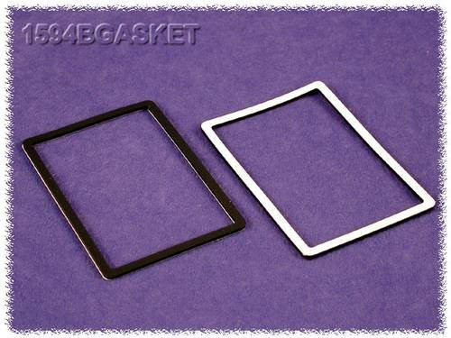 Hammond Electronics 1594EGASKET Silikondichtung in Schwarz, 2 Stück - Bild 1