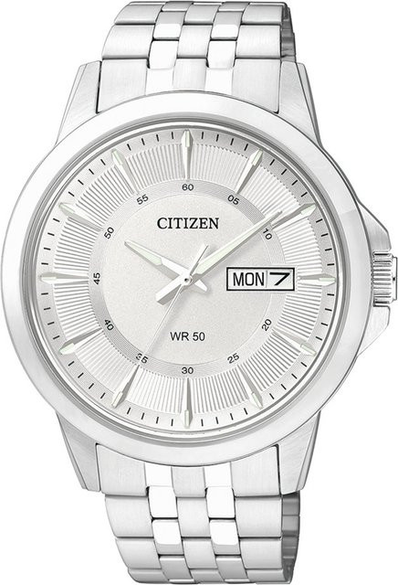 Citizen Armbanduhr, Quarz, Edelstahl, Silber, 41 mm, Herren - Bild 1