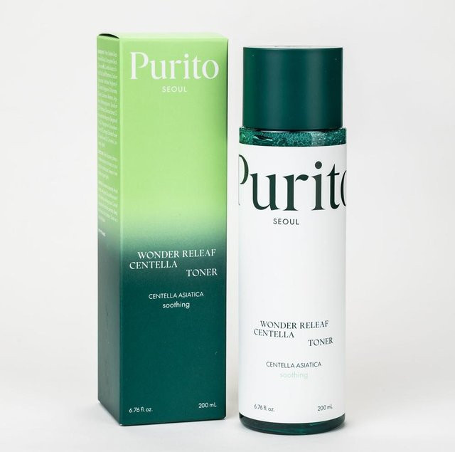 Purito Wonder Releaf Centella Toner, 200 ml, für empfindliche Haut - Bild 1