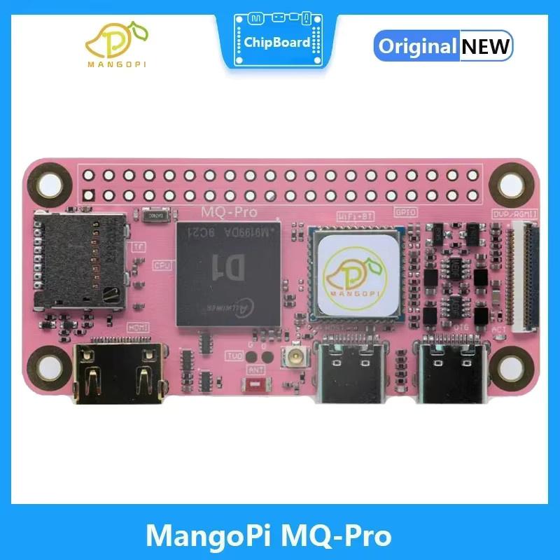 MangoPi MQ-Pro Kühlkörper in Pink für Allwinner D1 Single Board Computer (SBC) RISC-V - Bild 2