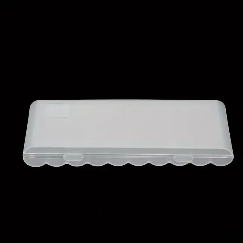 YYMSF Batterie-Aufbewahrungsbox für AAA und AA Batterien, 10 Slots, transparent - Bild 3