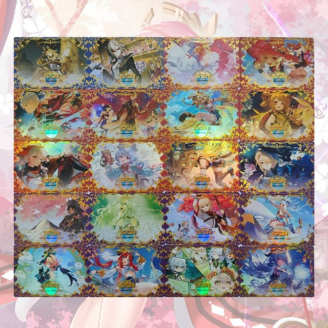 Bandai Anime Goddess Story SSR-Karten Nilou Nahida Ganyu Shenhe Barbara, Sammelkarten - Bild 1