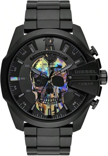 Diesel Chronograph, Quarz, Edelstahl, Schwarz, Herren - Bild 1
