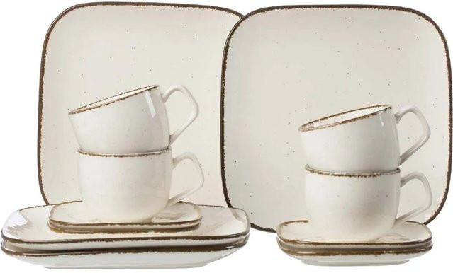 Ritzenhoff & Breker Casa Kaffeeservice 12-teilig aus Porzellan in Beige - Bild 1