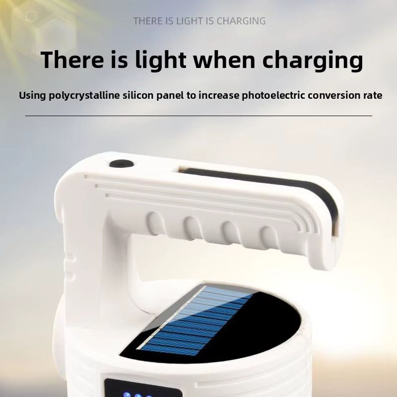QHSPE Solar-Bubble-Licht wiederaufladbare Taschenlampe mit hoher Helligkeit für Camping und Nachtmärkte - Bild 3