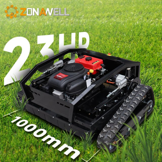ZONAWELL All-Terrain-Roboterrasenmäher in Schwarz mit 1000 mm Schnittbreite und Pivot-Mähwerk - Bild 1