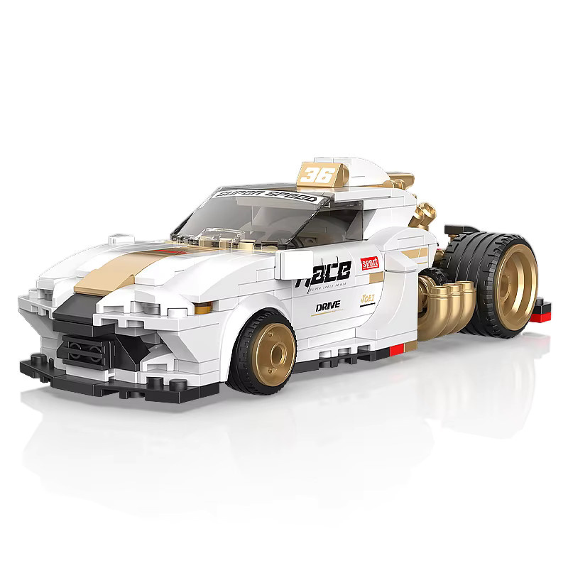 DECOOL Souped-Up Supercar, Bausteine, Technisches Auto-Tuning-Modell - Bild 3