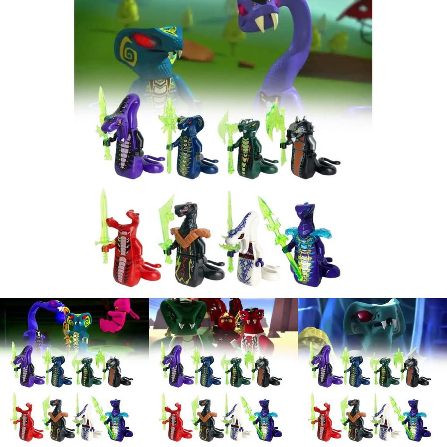 NovaGlade Ninjago Schlangen Plastikbausteine Set - Bild 4
