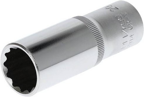 Gedore RED Steckschlüsseleinsatz 1/2 Zoll in Silber aus Chrom-Vanadium mit 12,5 mm - Bild 1