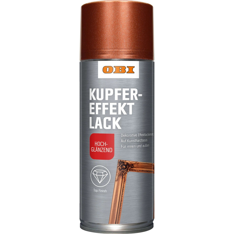 OBI Kupfereffekt Lack Spray hochglänzend, 400 ml - Bild 2