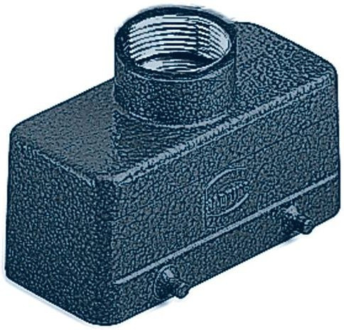 HARTING Tüllengehäuse 09 37 016 0421 in Schwarz aus Kunststoff - Bild 1