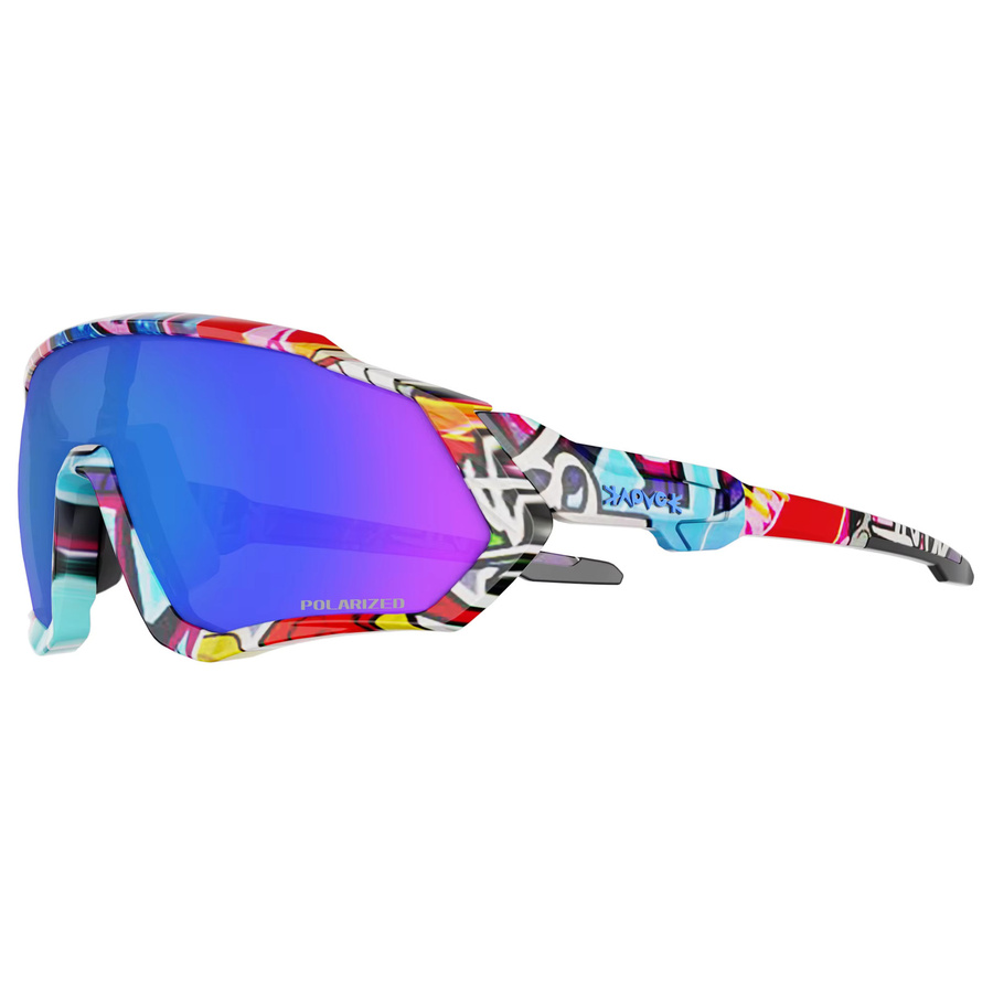 Kapvoe Photochrome Sportsonnenbrille, Herren, Vollrand, Multicolor, Plastic - Bild 2