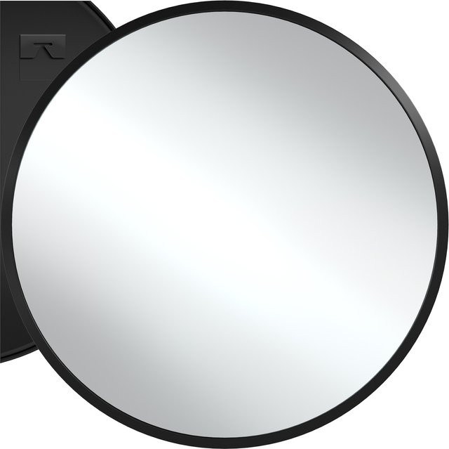 tectake® Runder Wandspiegel Fiona in Schwarz, Durchmesser: 70 cm, Tiefe: 2,5 cm - Bild 1