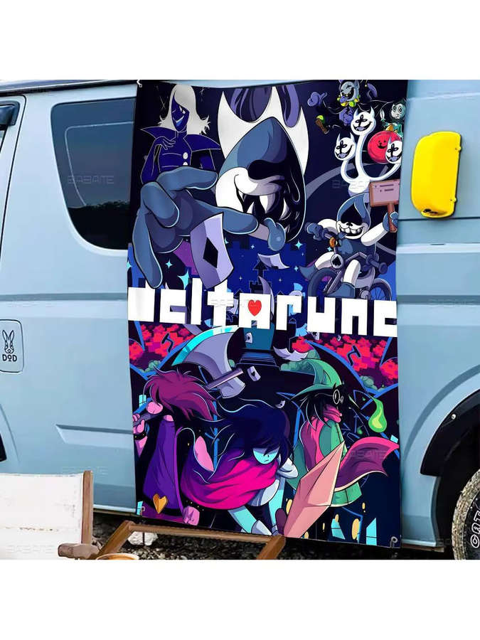 Deltarune Game Banner Kunstdruck als japanische Wandflagge von Potdemiel in Multicolour - Bild 7