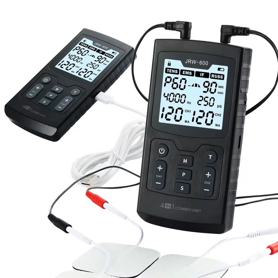 ShaxyMsc Elektrischer Muskelstimulator EMS IFT TENS, Schwarz, Unisex - Bild 2