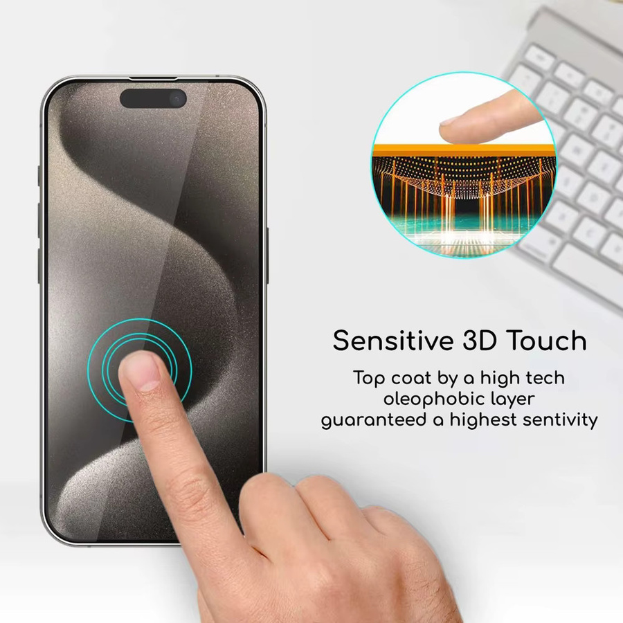 Gehärtete Displayschutzfolie aus Klarglas für Apple iPhone 11 bis iPhone 18 Pro Max, transparent - Bild 2