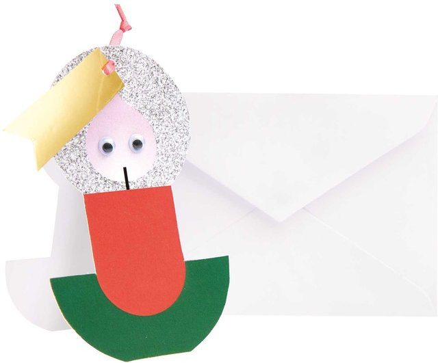 Rico Design Paper Poetry Karte mit Wackelaugen Kerze A7/C7 - Bild 1