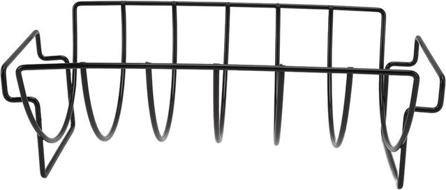 CosyHome Rippenständer aus Gusseisen und Stahl, antihaftbeschichtet, Schwarz - Bild 1