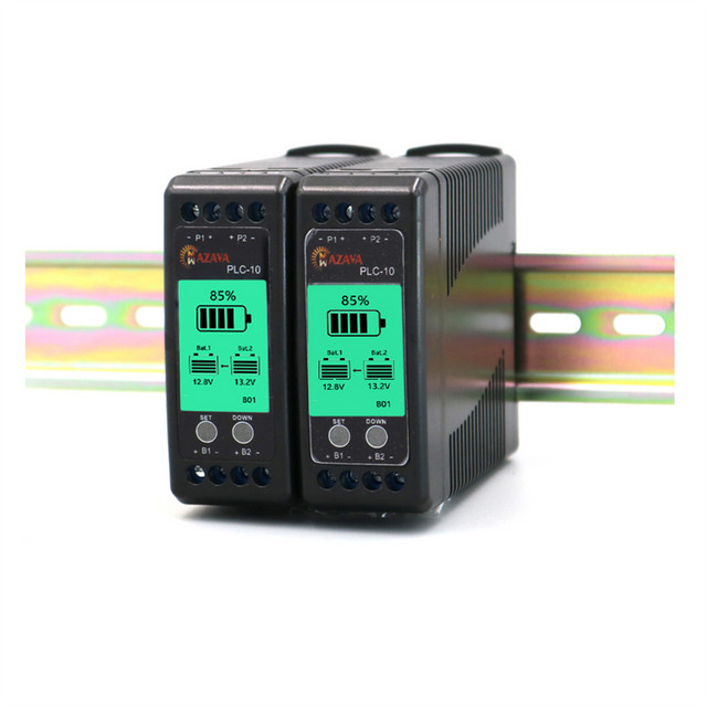 Mazava PLC-10 Akku-Equalizer Aktivgel AGM Bleisäure Li-Ion LiFePO4 Akku-Balancer in Schwarz - Bild 1