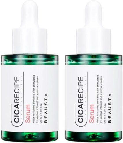 BEAUSTA Cica Recipe Serum, 2 x 30 ml, Centella Asiatica, Unisex - Bild 1