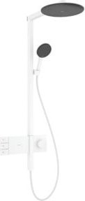 Hansgrohe Showerpipe Raindance Alive S 2jet Duschsystem mit Thermostat und Handbrause in Mattweiß - Bild 1