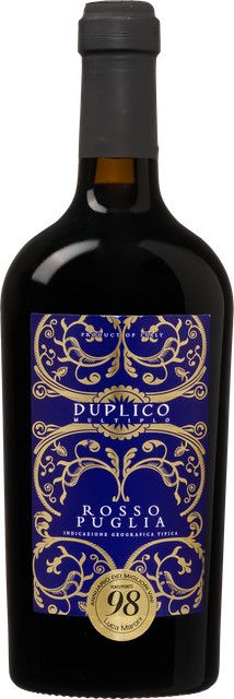 Duplico 'Multiplo' Rosso Puglia, Malvasia Nera/Negroamaro, Italien, 0,75 l - Bild 1