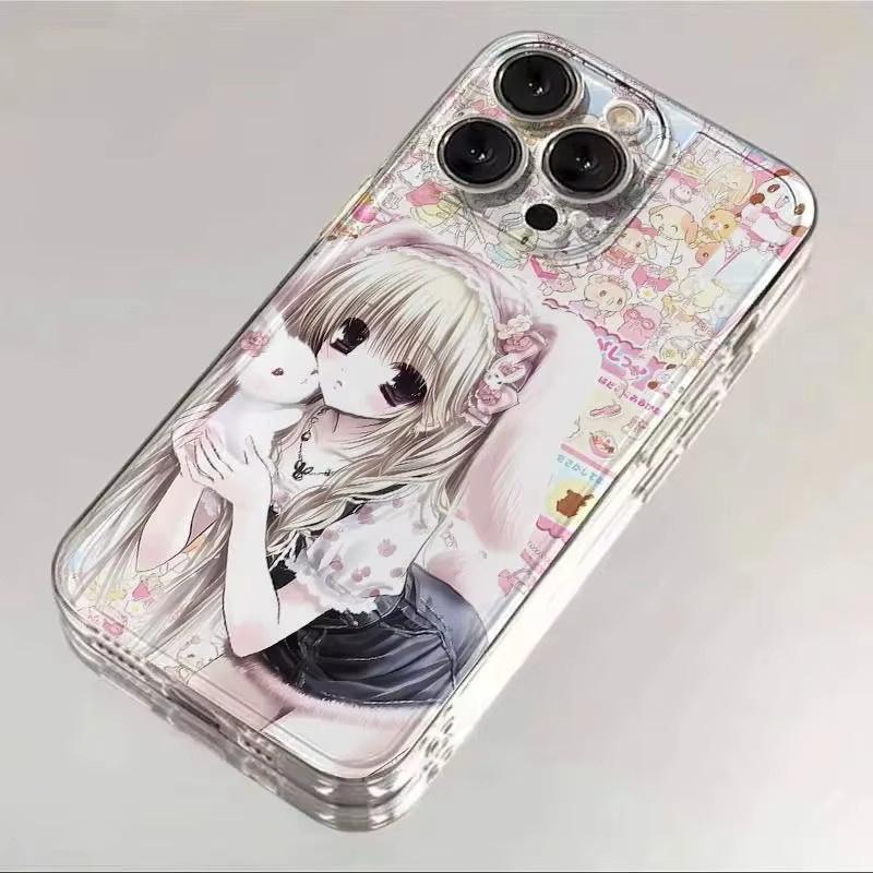 Kawaii Hasenohren Handyhülle für Samsung Galaxy S26 S25 S24 S23 S22 S21 S20 FE Note20 Note10 Plus Ultra Lite Edge 5G aus transparentem TPU - Bild 3