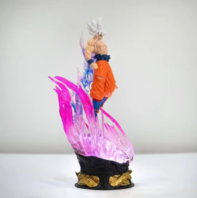Bandai Dragon Ball Ultra Instinct Son Goku Saiyan, Leuchtende Figur, 25cm, Einzelfigur - Bild 5