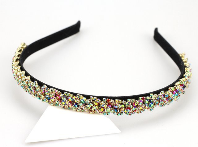 FirstStar Haarbänder, AB bunte Kristalle, Strass, Damen - Bild 1